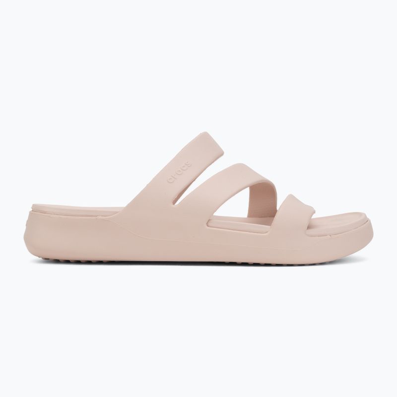 Шльопанці жіночі Crocs Getaway Strappy quartz 2