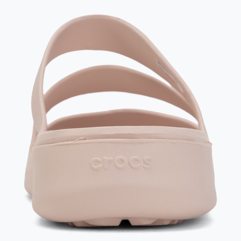 Шльопанці жіночі Crocs Getaway Strappy quartz 6
