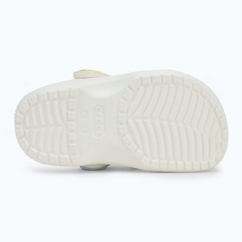 Шльопанці дитячі Crocs Classic IAM Rainbow Unicorn CgT chalk 5
