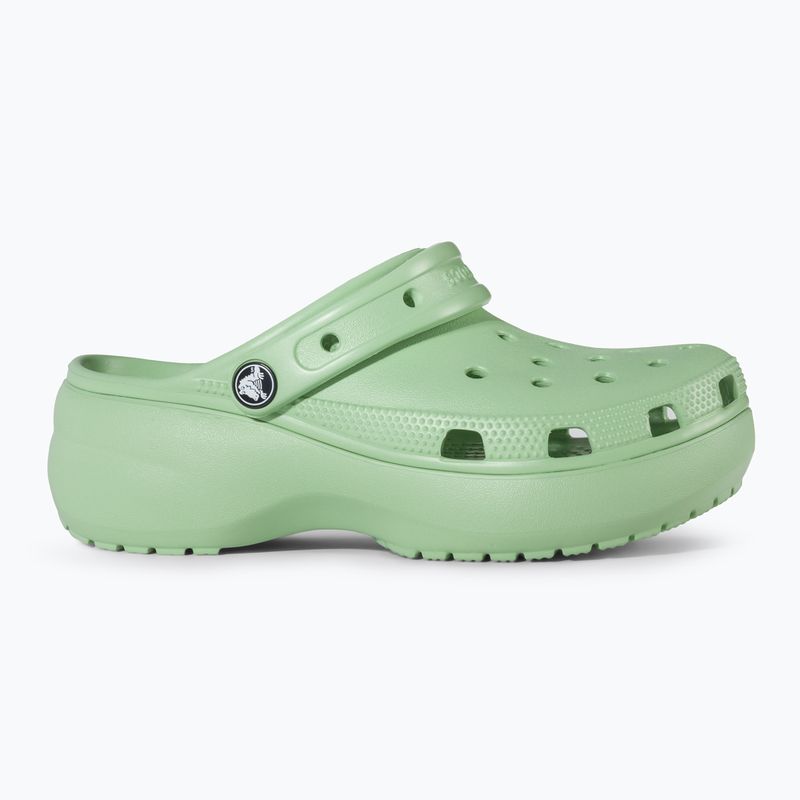Шльопанці жіночі Crocs Classic Platform Clog fair green 3