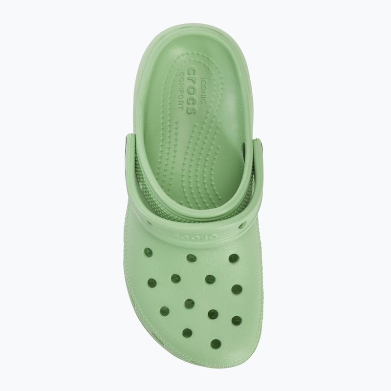 Шльопанці жіночі Crocs Classic Platform Clog fair green 6