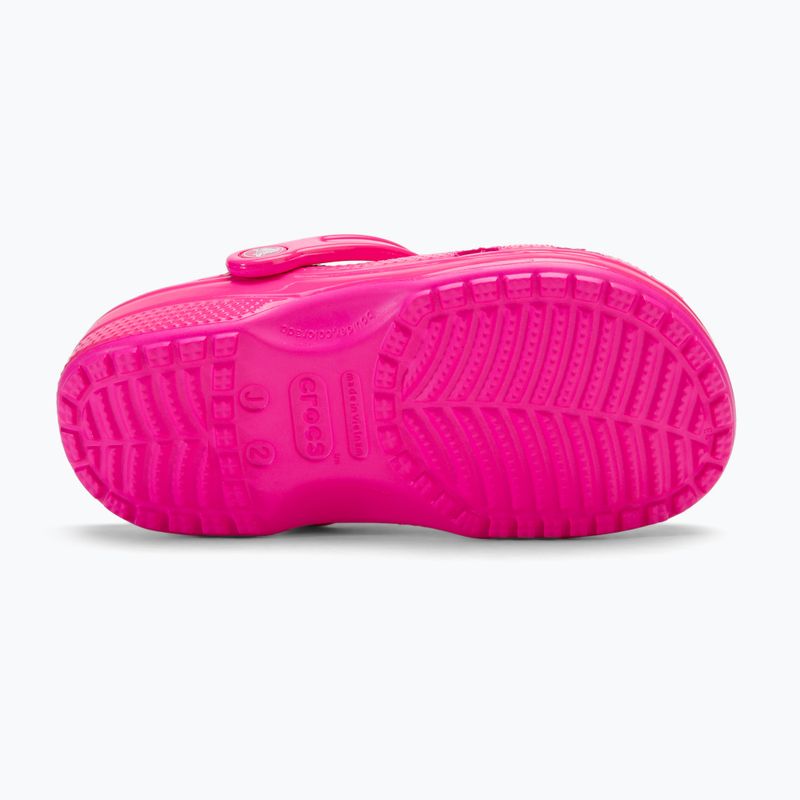 Шльопанці дитячі Crocs Classic Neon Highlighter Clog pink crush 5