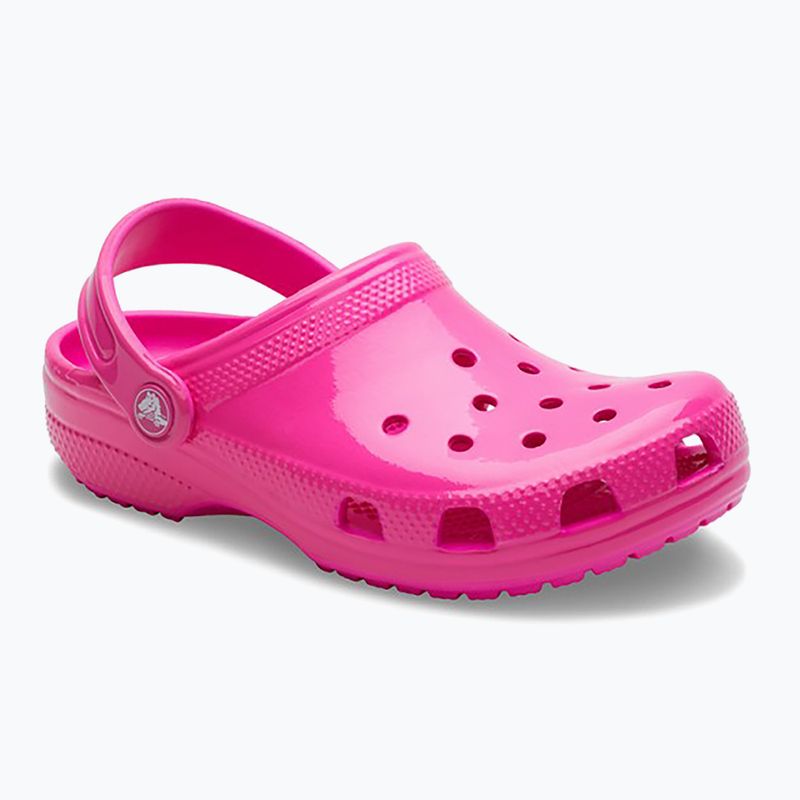 Шльопанці дитячі Crocs Classic Neon Highlighter Clog pink crush 9