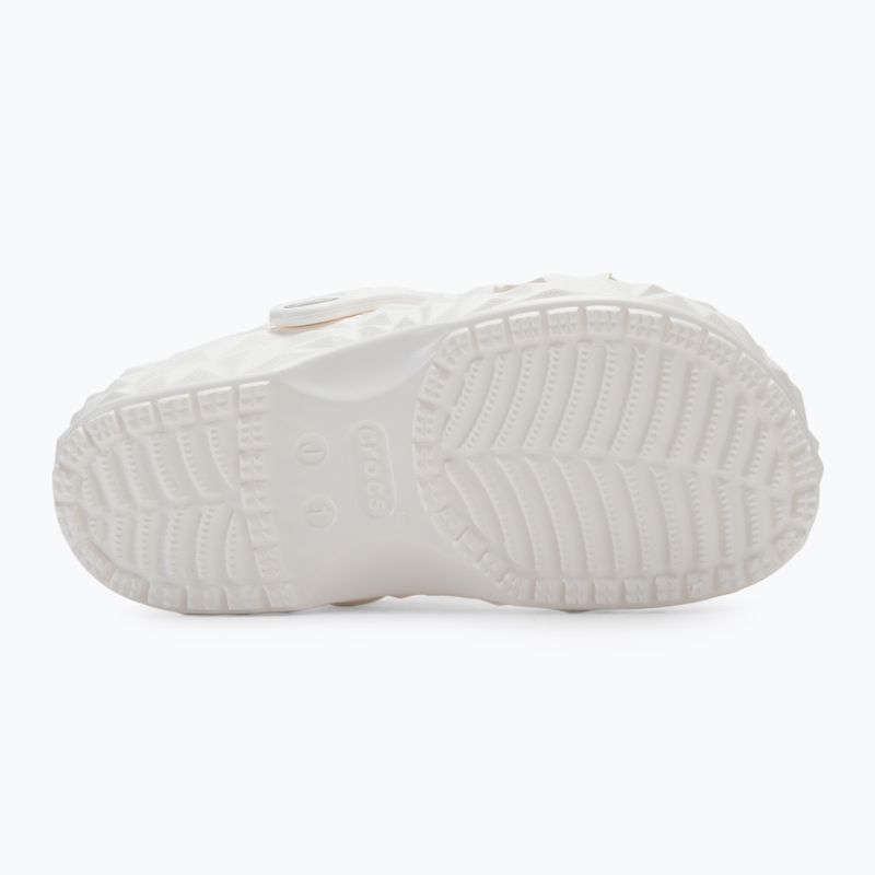 Шльопанці дитячі Crocs Classic Geometric Clog Kids white 5