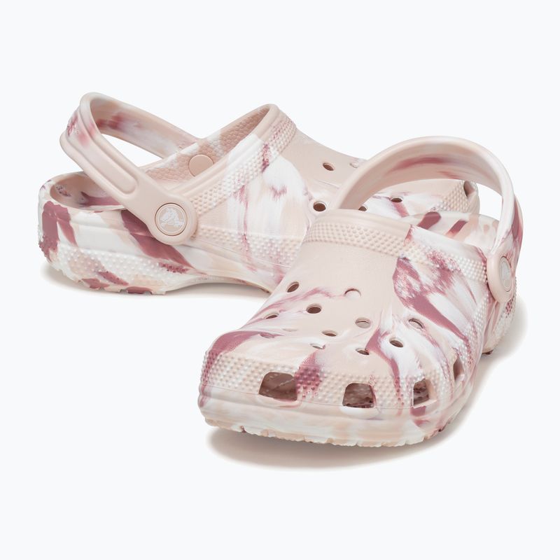 Шльопанці дитячі Crocs Classic Marbled Clog Kids quartz/multi 14