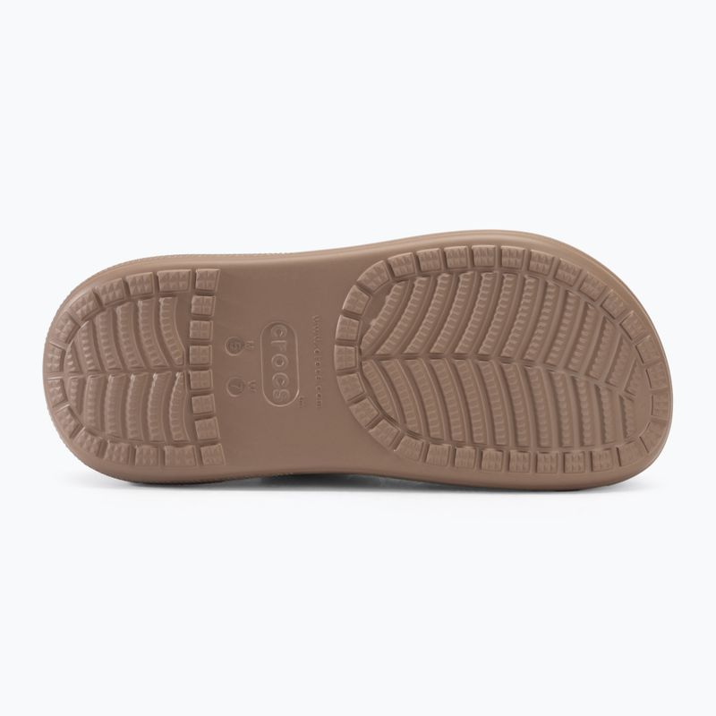 Шльопанці Crocs Classic Crush Clog латте 5