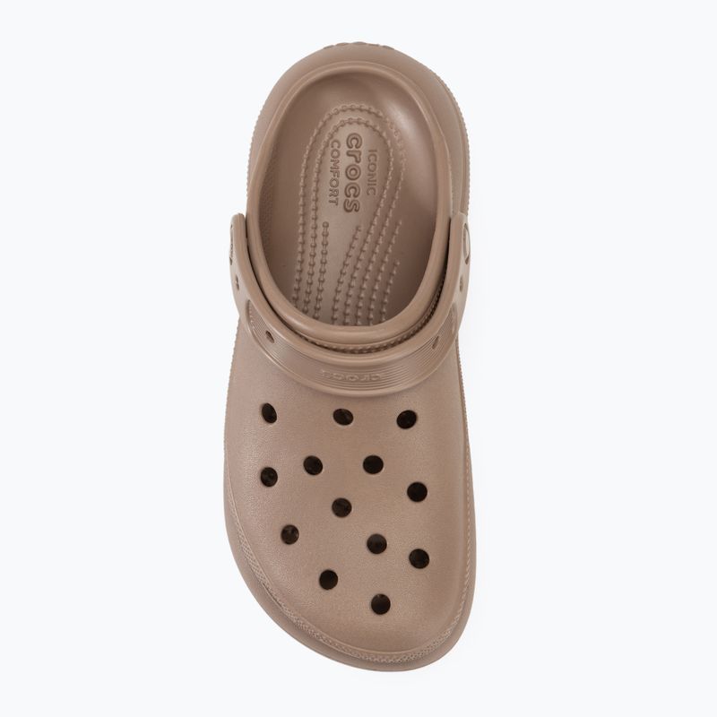 Шльопанці Crocs Classic Crush Clog латте 6