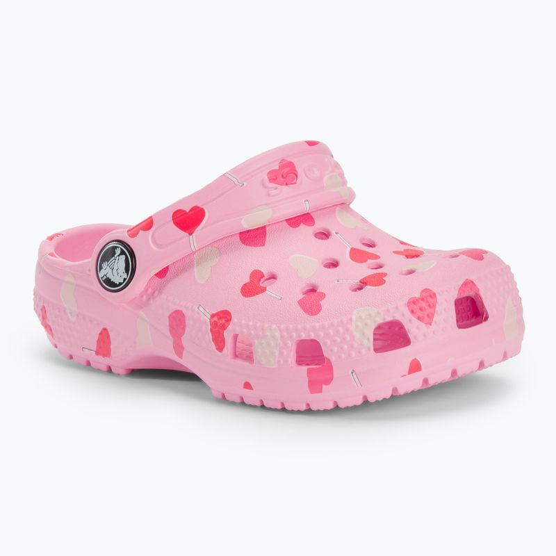 Шльопанці дитячі Crocs VDay Clog Toddler flamingo