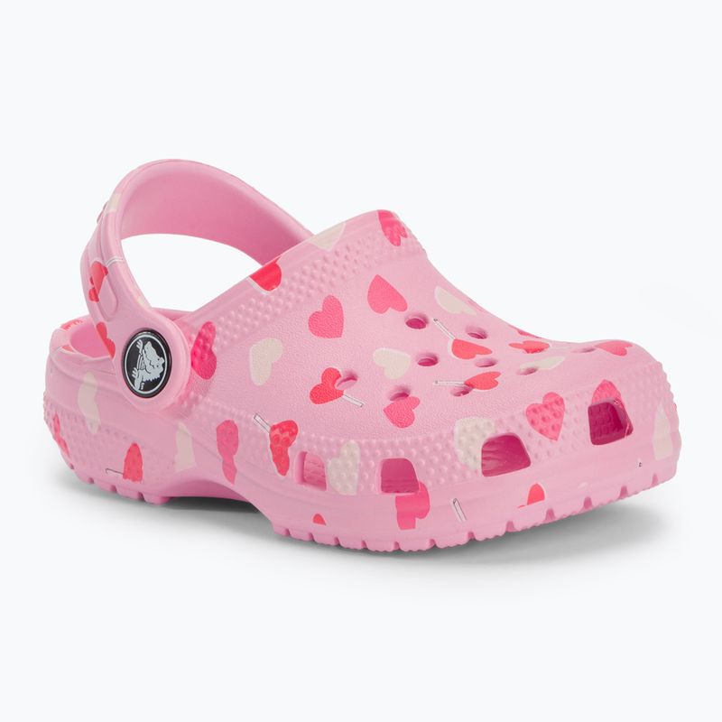 Шльопанці дитячі Crocs VDay Clog Toddler flamingo 2