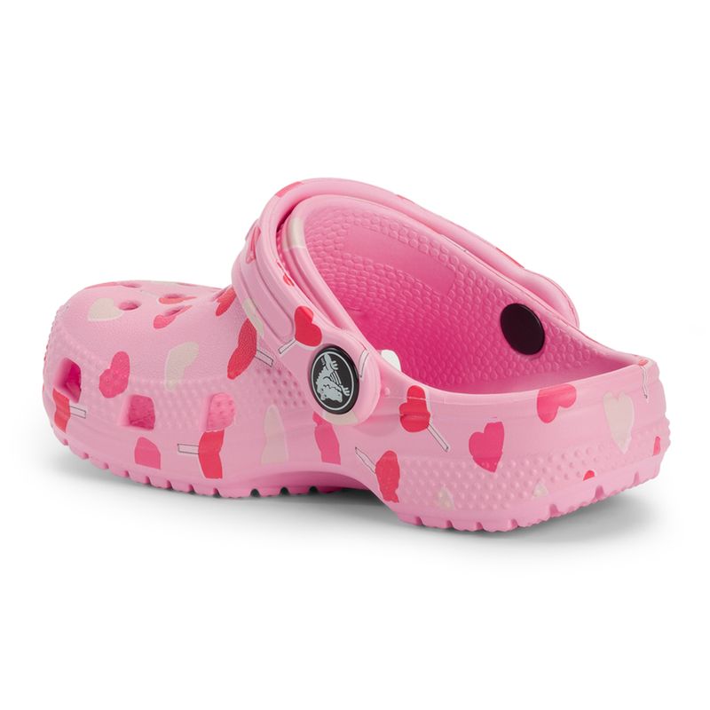 Шльопанці дитячі Crocs VDay Clog Toddler flamingo 4