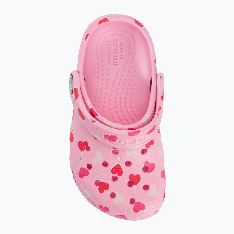 Шльопанці дитячі Crocs VDay Clog Toddler flamingo 6