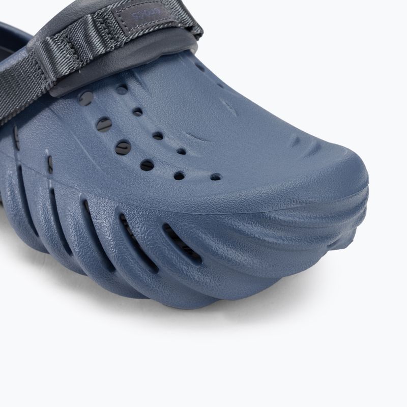 Шльопанці Crocs Echo Clog bijou сині 8