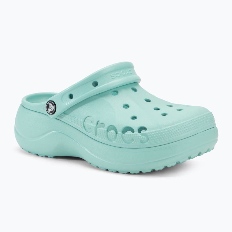 Шльопанці на платформі Crocs Baya Clog чиста вода