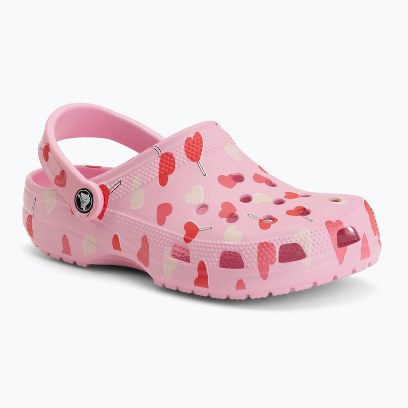 Шльопанці Crocs Classic Valentines Day Clog flamingo 2