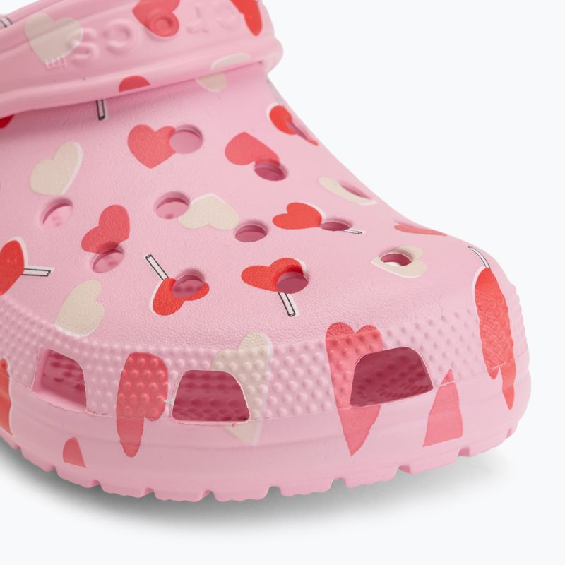 Шльопанці Crocs Classic Valentines Day Clog flamingo 8