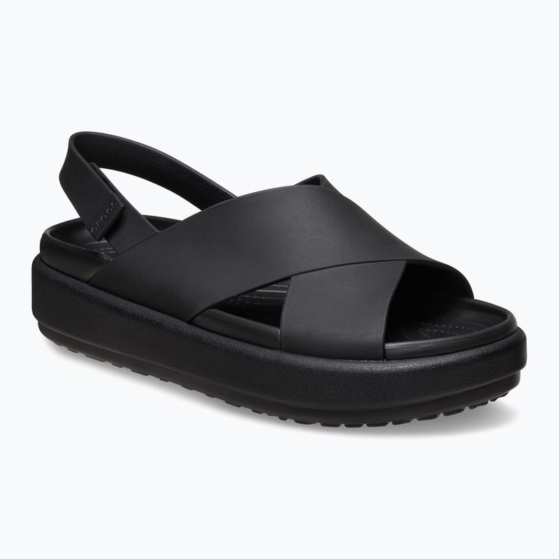 Сандалі жіночі Crocs Brooklyn Luxe Cross Strap black 8