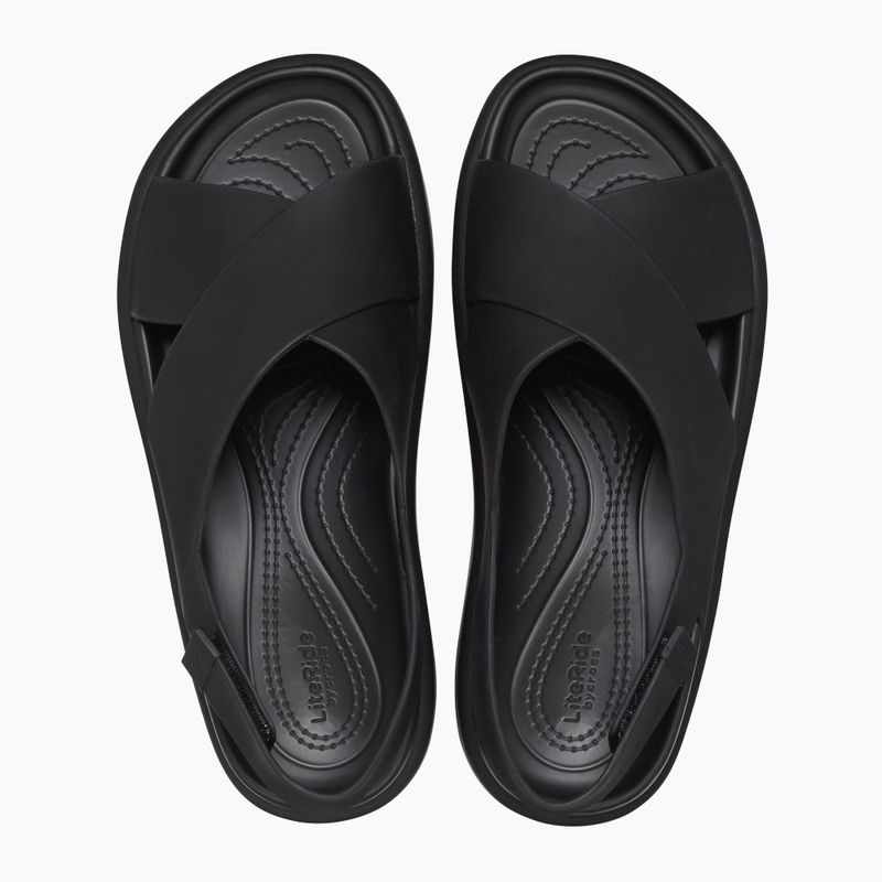 Сандалі жіночі Crocs Brooklyn Luxe Cross Strap black 11