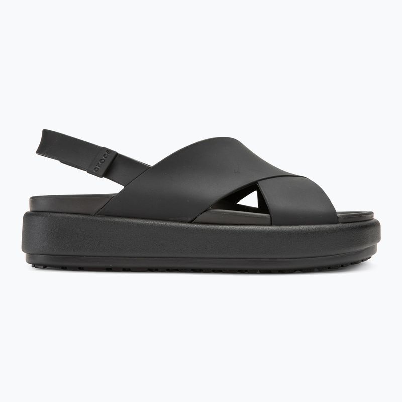 Сандалі жіночі Crocs Brooklyn Luxe Cross Strap black 2