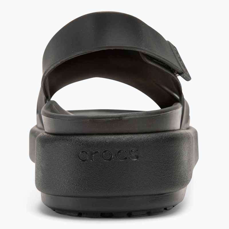Сандалі жіночі Crocs Brooklyn Luxe Cross Strap black 6