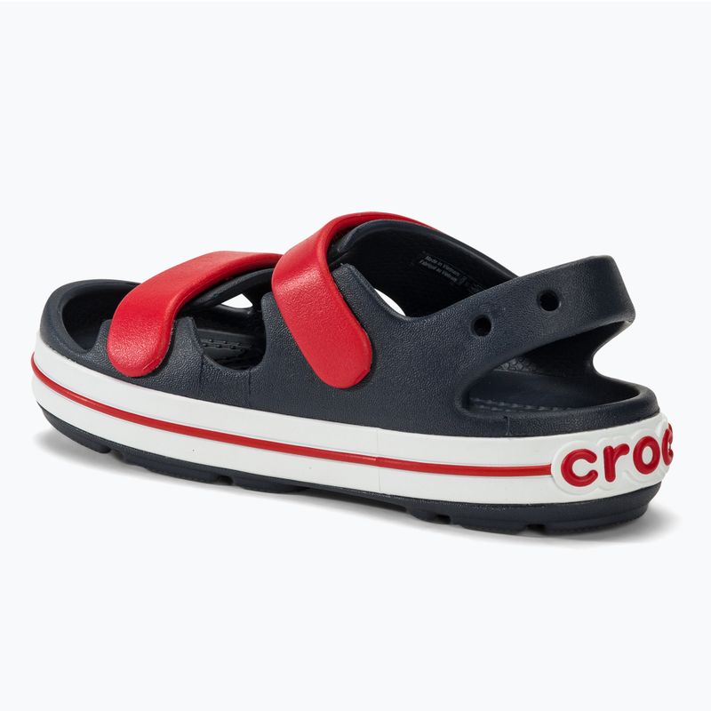 Дитячі сандалі Crocs Crocband Cruiser 209423 темно-синій / університетський червоний 3