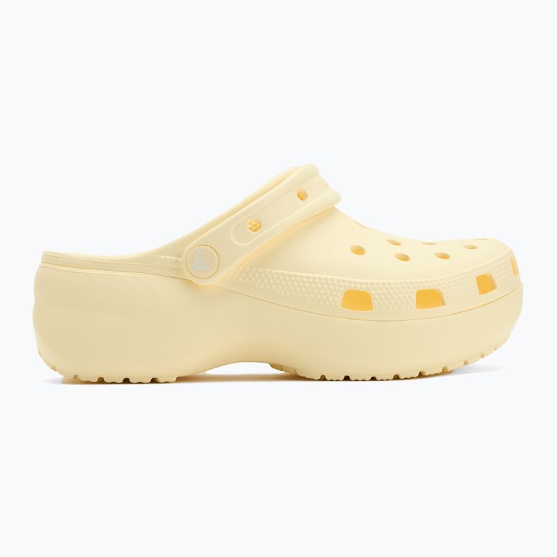Шльопанці жіночі Crocs Classic Platform Clog buttercream 3