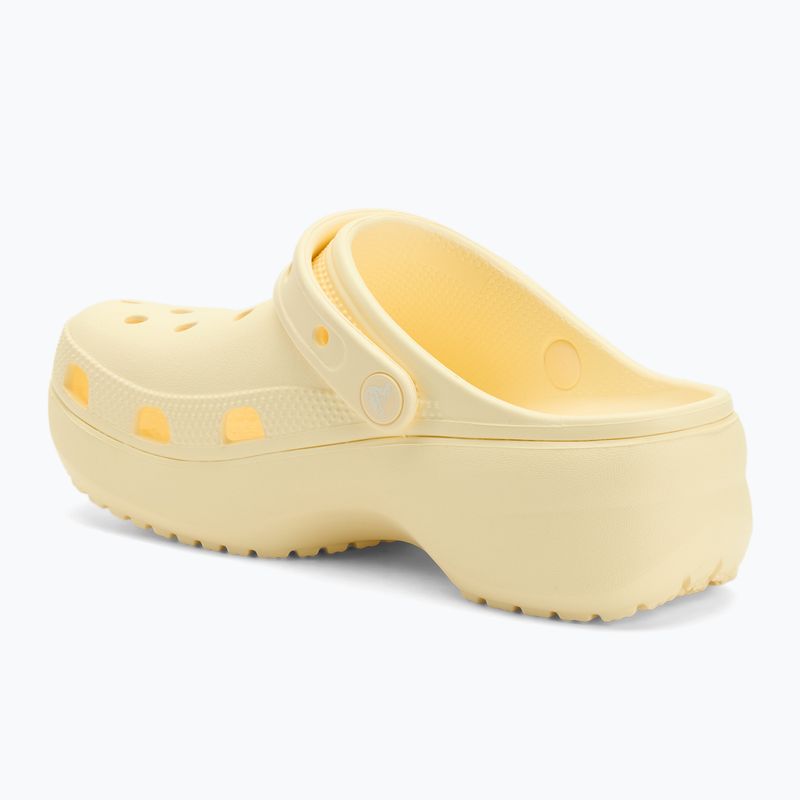 Шльопанці жіночі Crocs Classic Platform Clog buttercream 4