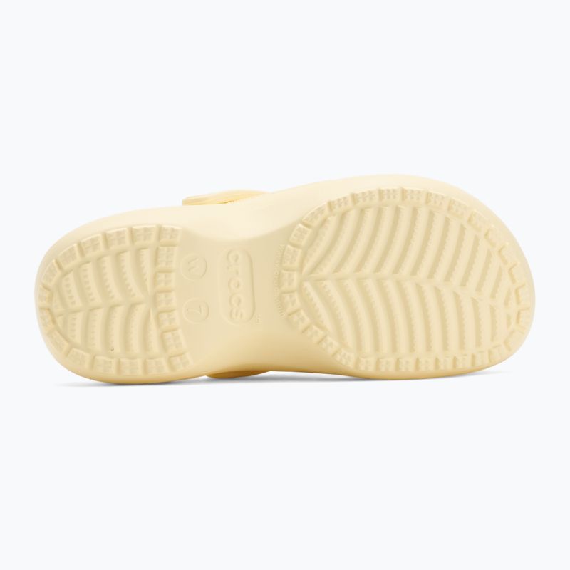 Шльопанці жіночі Crocs Classic Platform Clog buttercream 5