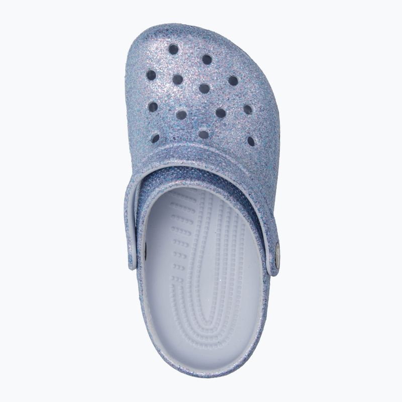 Шльопанці дитячі Crocs Classic Glitter Clog Kids frosted glitter 6