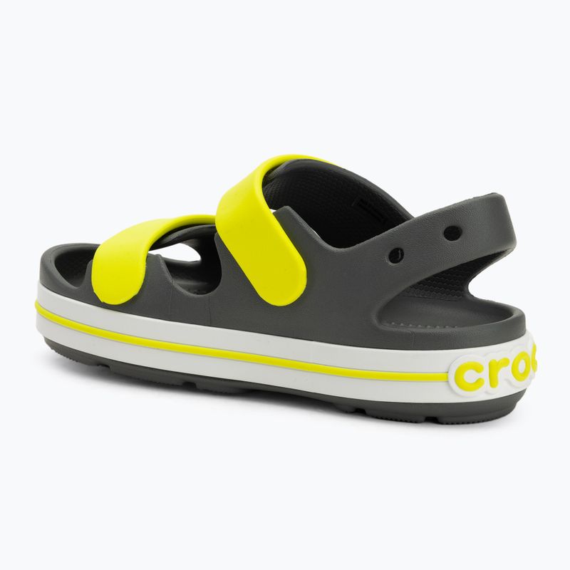 Сандалі дитячі Crocs Crocband Cruiser Kids slate grey/acidity 3