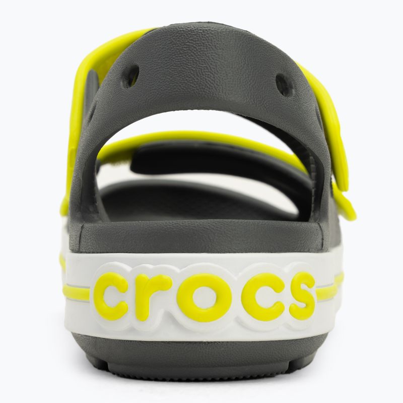 Сандалі дитячі Crocs Crocband Cruiser Kids slate grey/acidity 6
