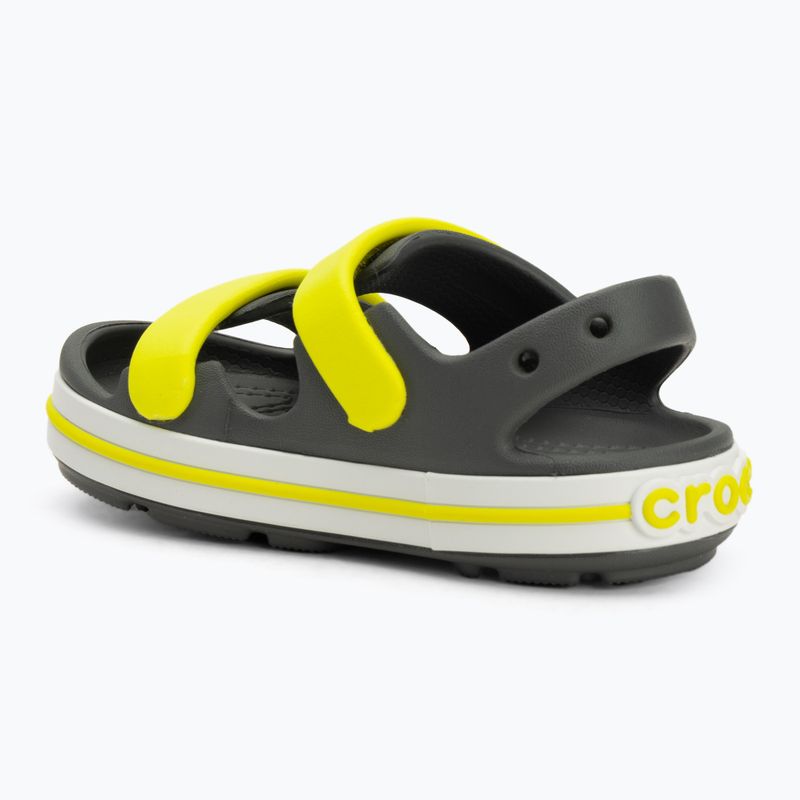 Сандалі дитячі Crocs Crocband Cruiser Toddler slate grey/acidity 3