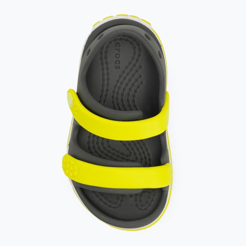 Сандалі дитячі Crocs Crocband Cruiser Toddler slate grey/acidity 4