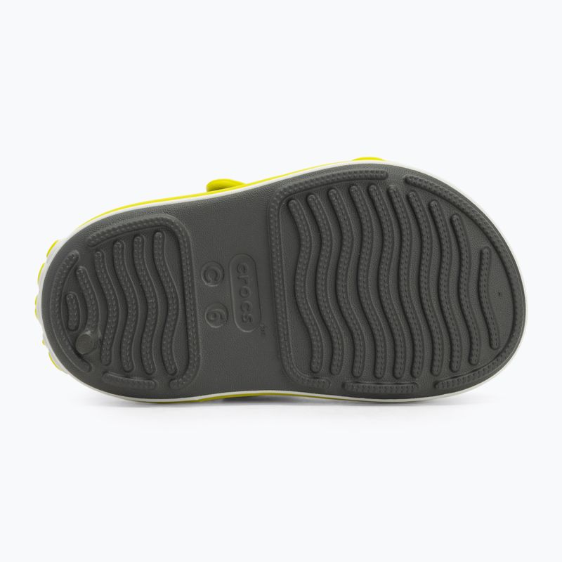 Сандалі дитячі Crocs Crocband Cruiser Toddler slate grey/acidity 5