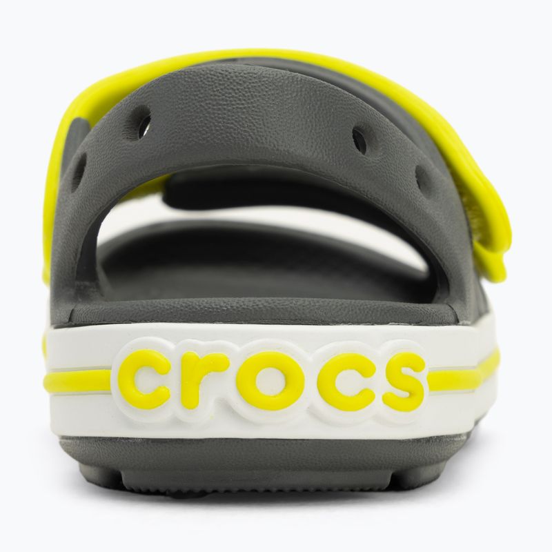 Сандалі дитячі Crocs Crocband Cruiser Toddler slate grey/acidity 6