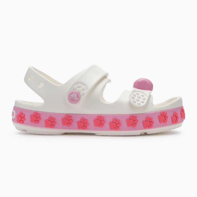 Сандалі дитячі Crocs Crocband Cruiser Pet Kids white/pink tweed 2