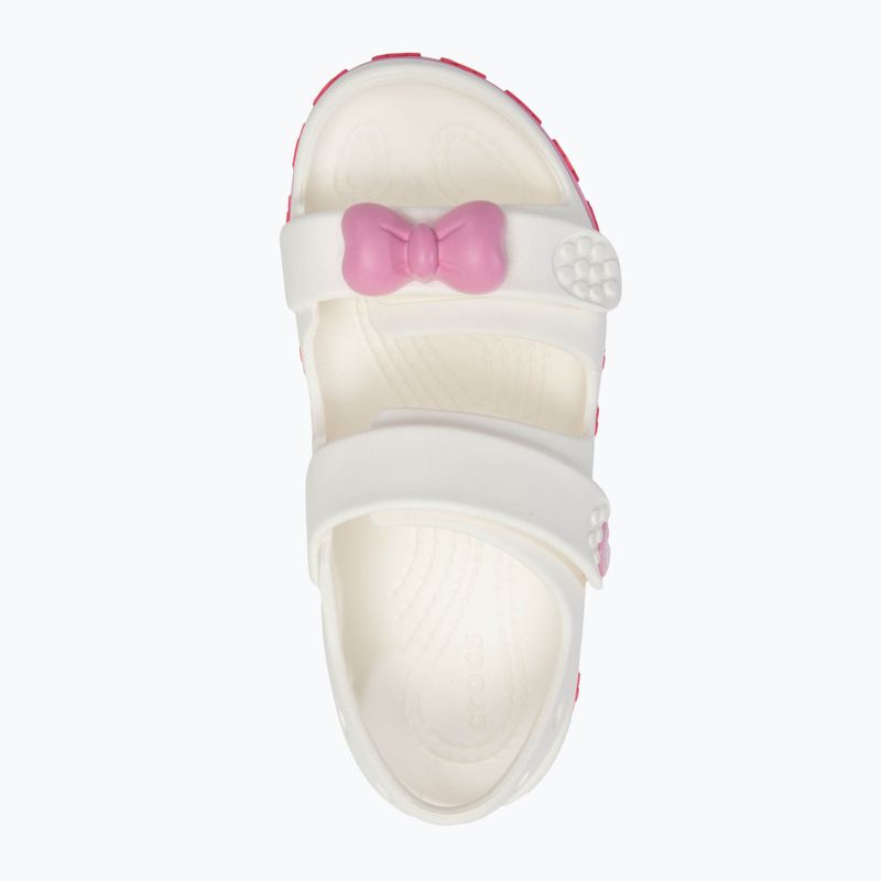 Сандалі дитячі Crocs Crocband Cruiser Pet Kids white/pink tweed 5