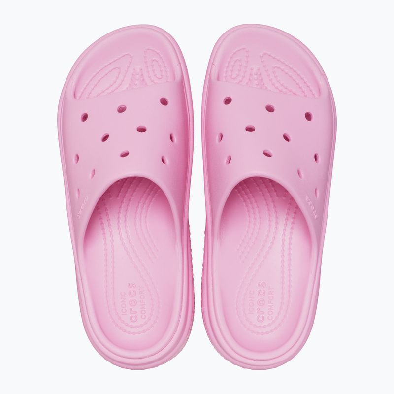 Шльопанці жіночі Crocs Stomp Slide pink tweed 12