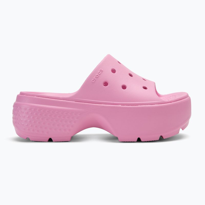 Шльопанці жіночі Crocs Stomp Slide pink tweed 2
