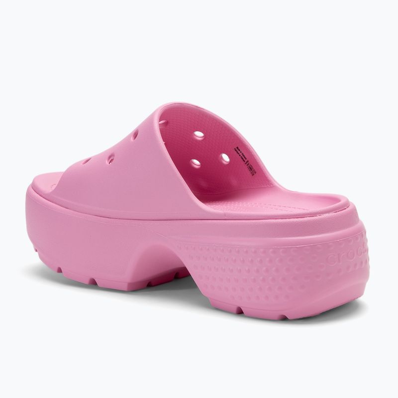 Шльопанці жіночі Crocs Stomp Slide pink tweed 3