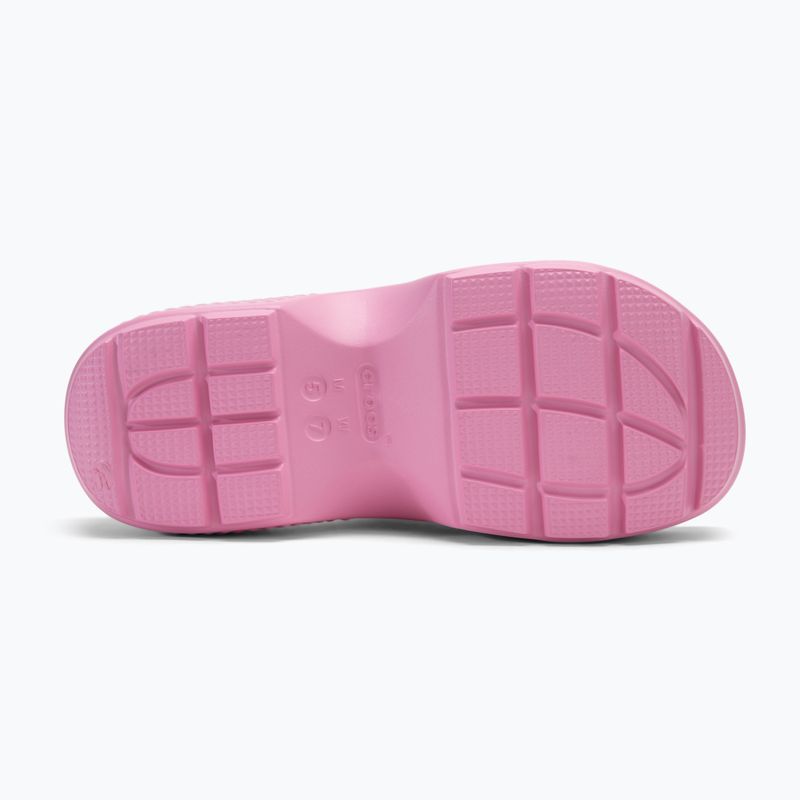 Шльопанці жіночі Crocs Stomp Slide pink tweed 4
