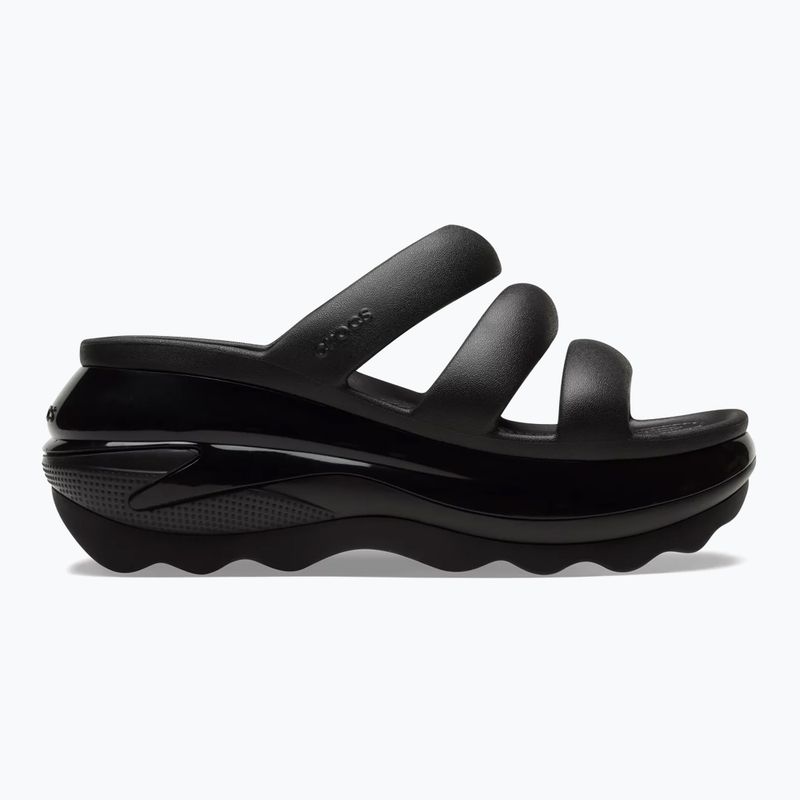 Шльопанці Crocs Mega Crush Triple Strap black