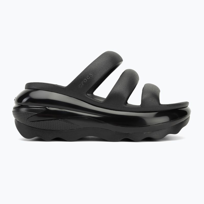 Шльопанці Crocs Mega Crush Triple Strap black 2