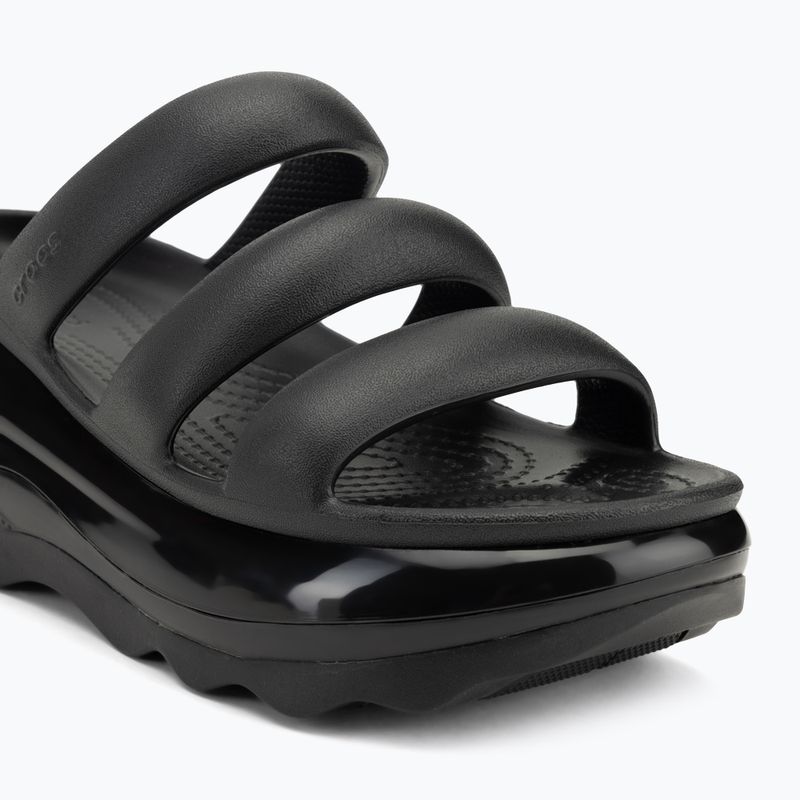 Шльопанці Crocs Mega Crush Triple Strap black 7