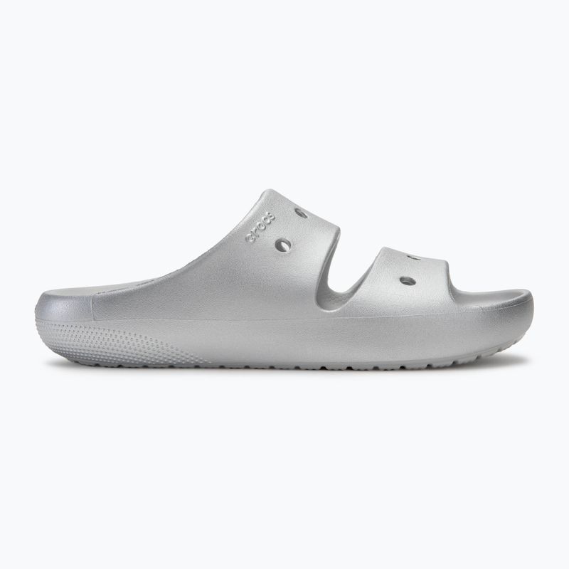 Шльопанці Crocs Classic Metallic Sandal V2 silver 2