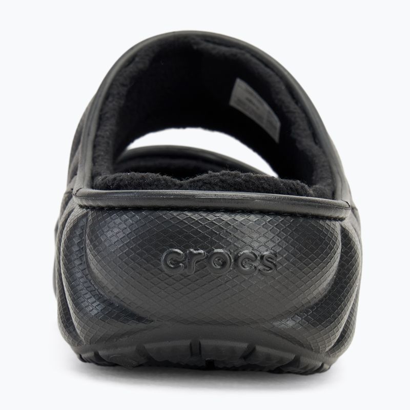 Шльопанці Crocs Classic Cozzzy Overpuff Sandal black 6