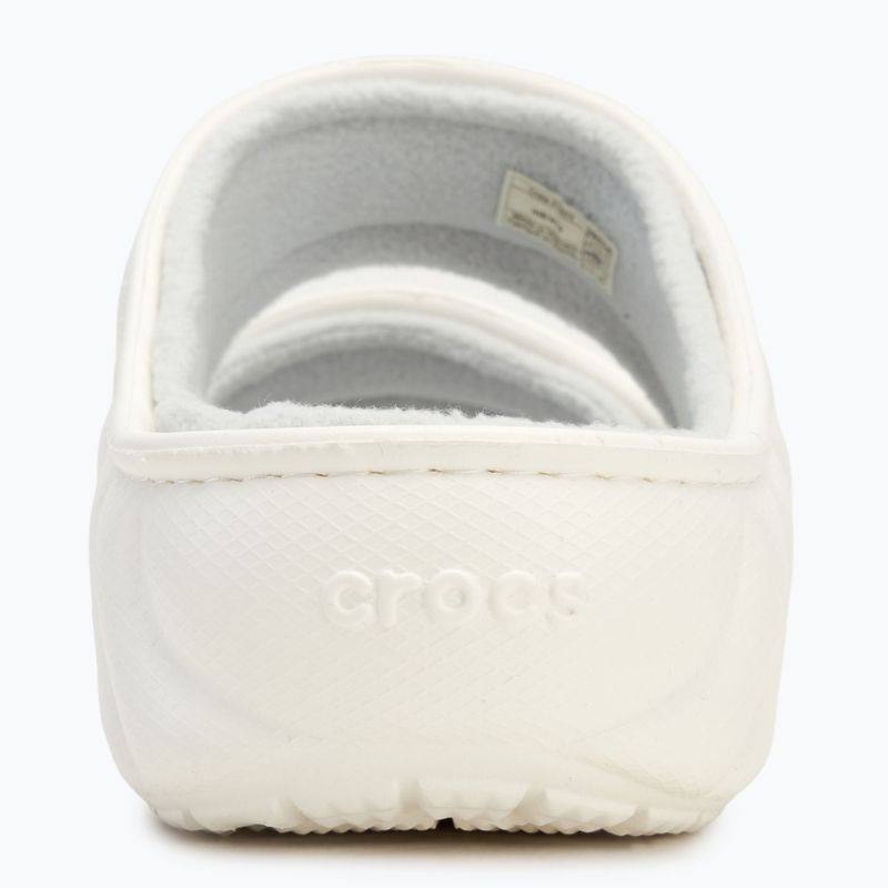 Шльопанці Crocs Classic Cozzzy Overpuff Sandal white 6