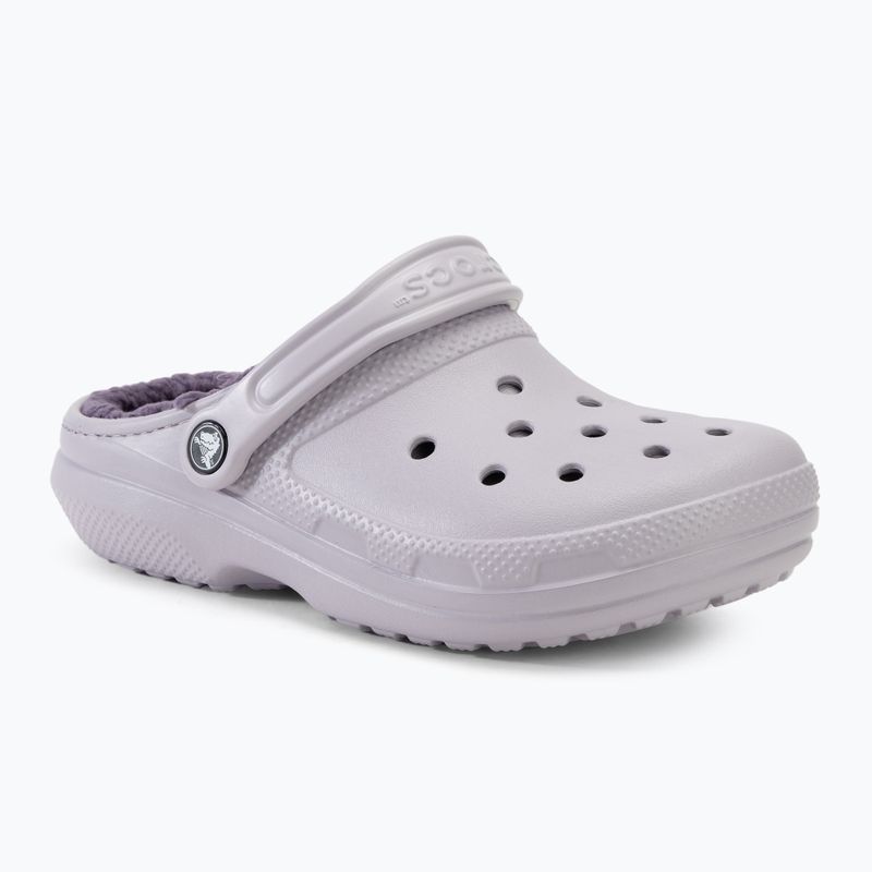 Шльопанці Crocs Classic Lined Clog mauve mist/mauve mist