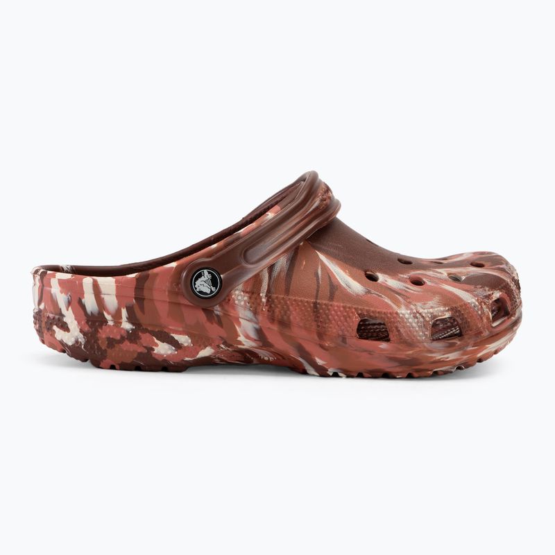 Шльопанці Crocs Classic Marbled Clog dark clay/multi 3