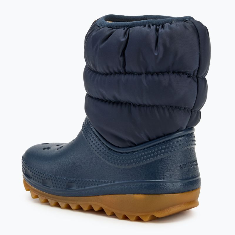 Снігоступи дитячі Crocs Classic Neo Puff Boot Toddler navy/gum 3