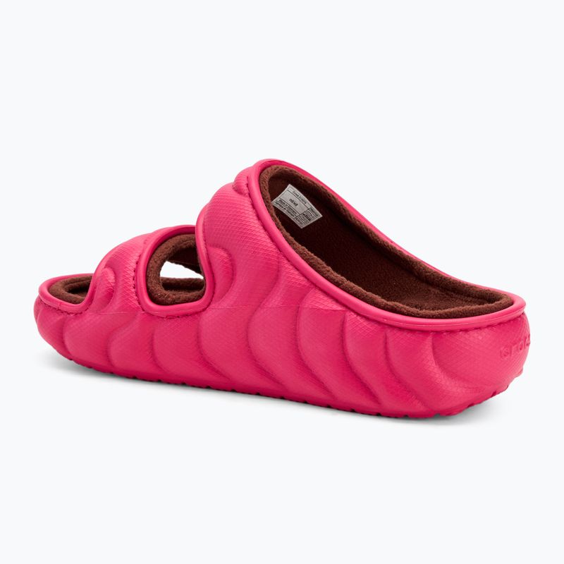 Шльопанці Crocs Classic Cozzzy Overpuff Sandal dragonfruit 3